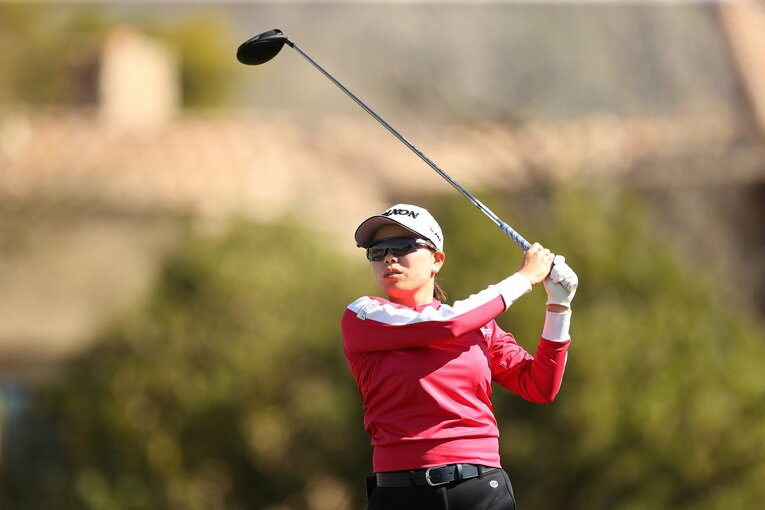 今季からアメリカを主戦場として戦う勝みなみ。初日は好スタートを切ったが、2日目以降はスコアを伸ばせなかった　©Getty Images