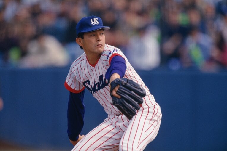 1982年ドラフト1位で「大ちゃんフィーバー」を巻き起こした荒木大輔。長く故障に苦しんだが92年途中の復活登板でチームを勢いづけ優勝に導いた　©Kazuaki Nishiyama