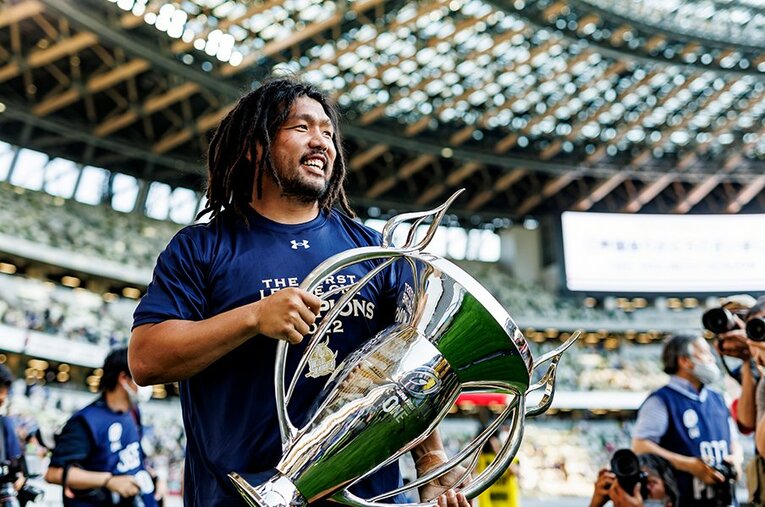 埼玉ワイルドナイツの優勝に貢献した堀江翔太（36歳）。リーグワン初代MVPに選出された ／ photograph by Kiichi Matsumoto