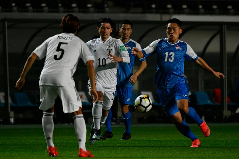 先制点は13分の南野拓実によるゴールだった　©JMPA