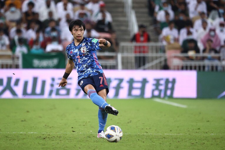 サウジ戦では柴崎のパスミスから決勝ゴールを決められた　©AFLO