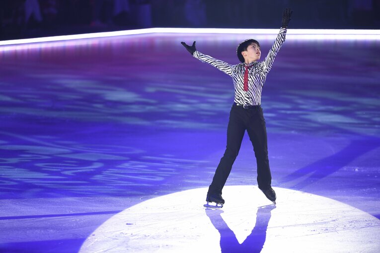 2017年のドリームオンアイスでの佐藤駿　©Asami Enomoto