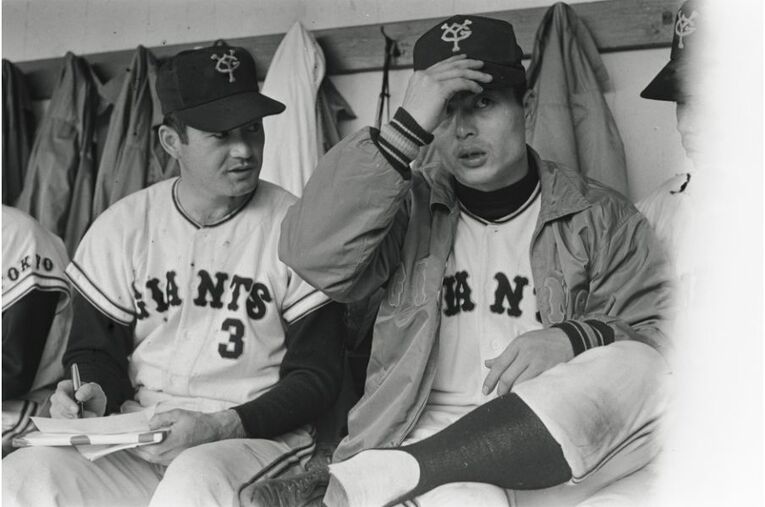 現役時代の長嶋と王©Shinji Yamanaka