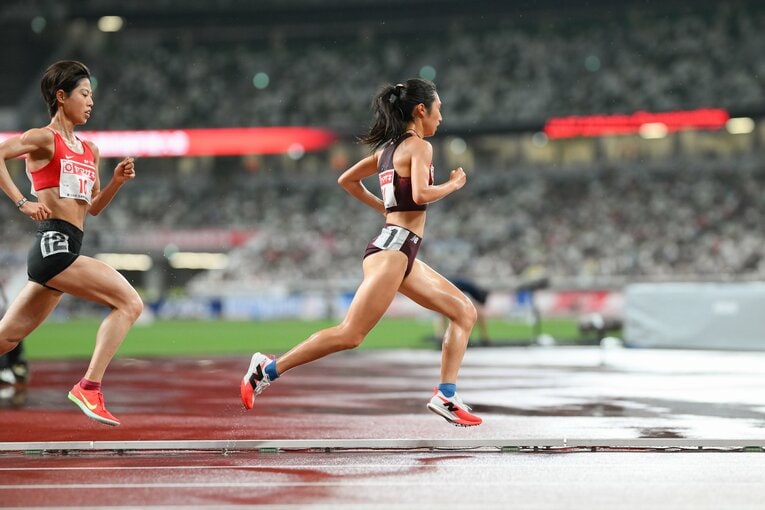 5000mでは最大のライバル・廣中とのマッチレースを制して4連覇　©Nanae Suzuki