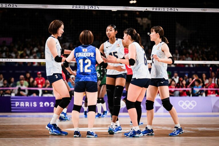 パリ五輪予選ラウンド・ケニア戦　©︎Volleyball World