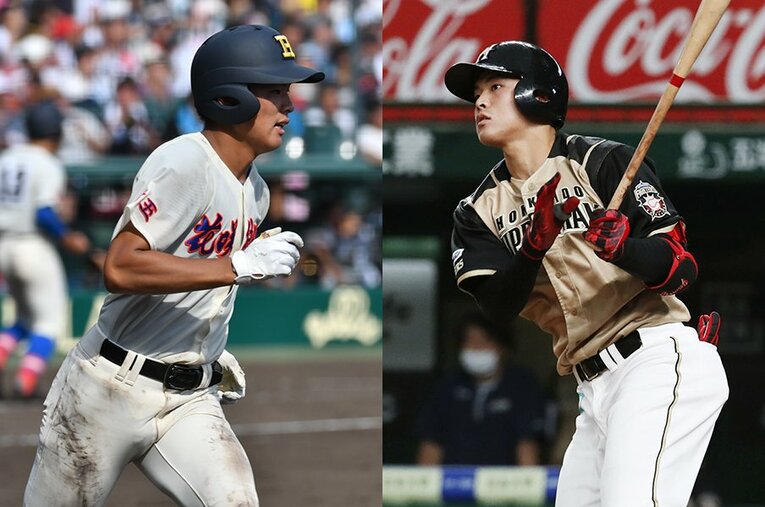 中田翔の放出などがあった日本ハム。花咲徳栄の2年生時に甲子園優勝を経験した野村佑希は新たな打線の軸となれるか ／ photograph by Hideki Sugiyama/Kyodo News