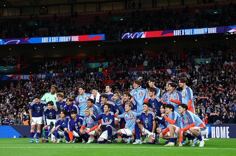 聖地ウェンブリーで勝利をつかんだサッカー日本代表。舞台裏はどんなことが起きていたか ／ photograph by JFA/AFLO