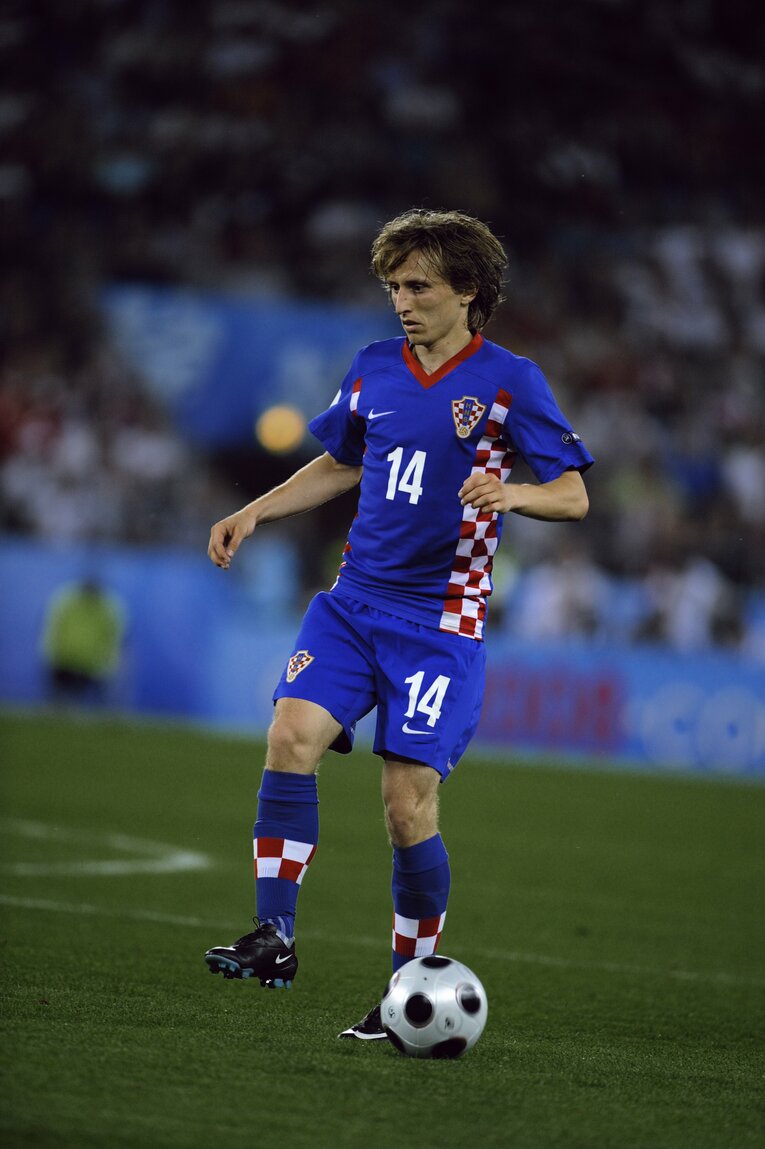 2008年のモドリッチ　©Takuya Sugiyama