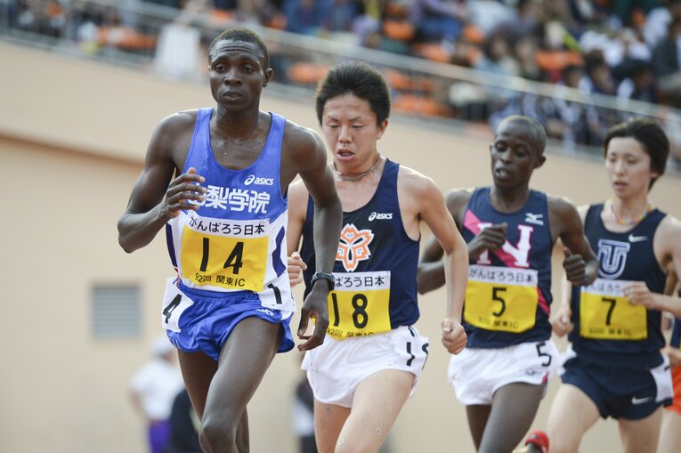 2013年5月、関東インカレのオムワンバ ©Asami Enomoto