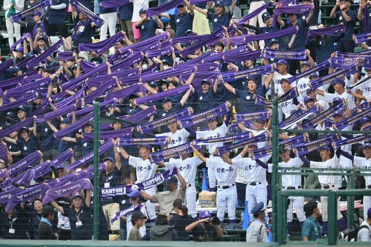 ベスト4入りを決めた関東一アルプス　©Hideki Sugiyama