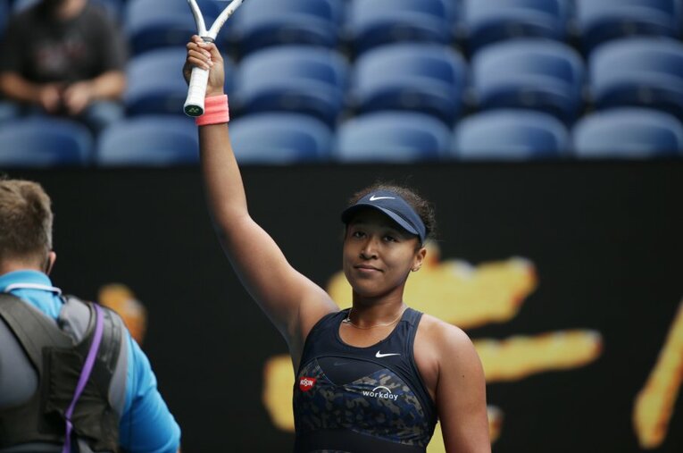 パブリュチェンコワは初戦の相手とすれば難敵だった。それでも軽やかに勝った大坂なおみに、進化した強さを感じる ／ photograph by Hiromasa Mano