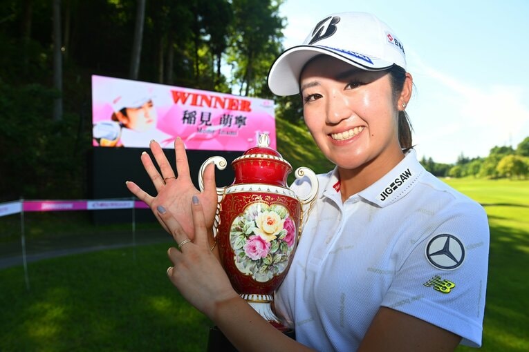 5月の「中京テレビ・ブリヂストンレディスオープン」でツアー通算7勝目。瞬く間に東京五輪代表の座に名乗りをあげた　©︎Atsushi Tomura/Getty Images