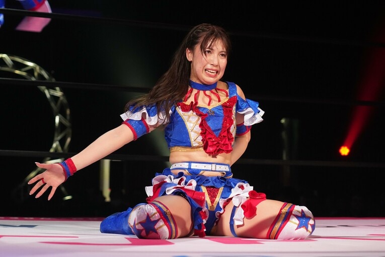 勝利した荒井優希　©Essei Hara