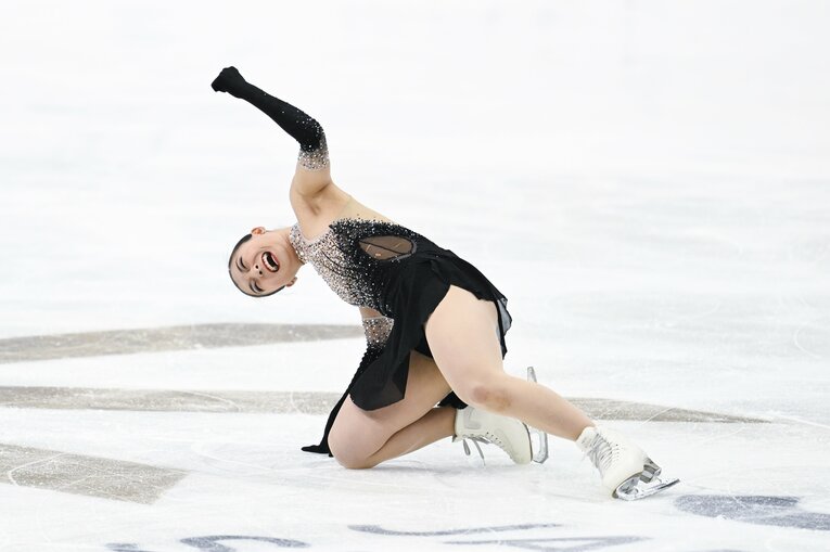 全日本選手権フリーの演技　©Asami Enomoto