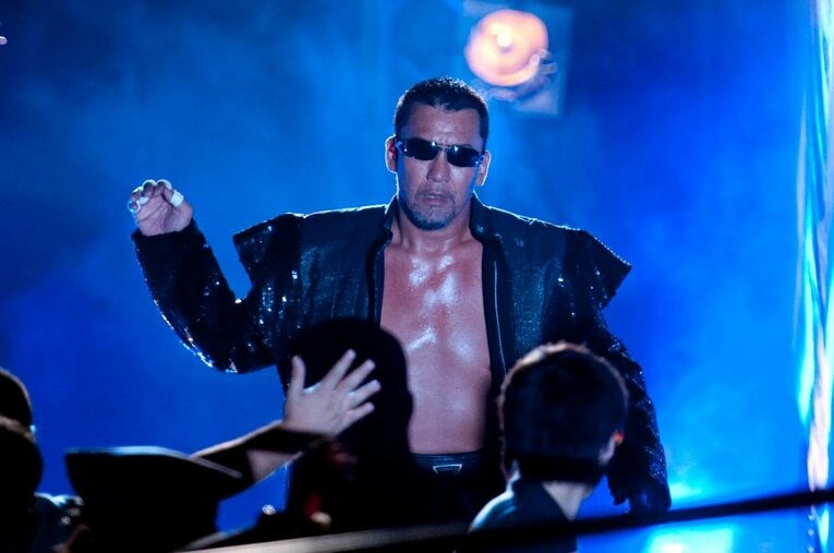 武藤敬司のデビュー25周年興行にメーンで登場した蝶野正洋（2009年撮影） ／ photograph by Toshiya Kondo