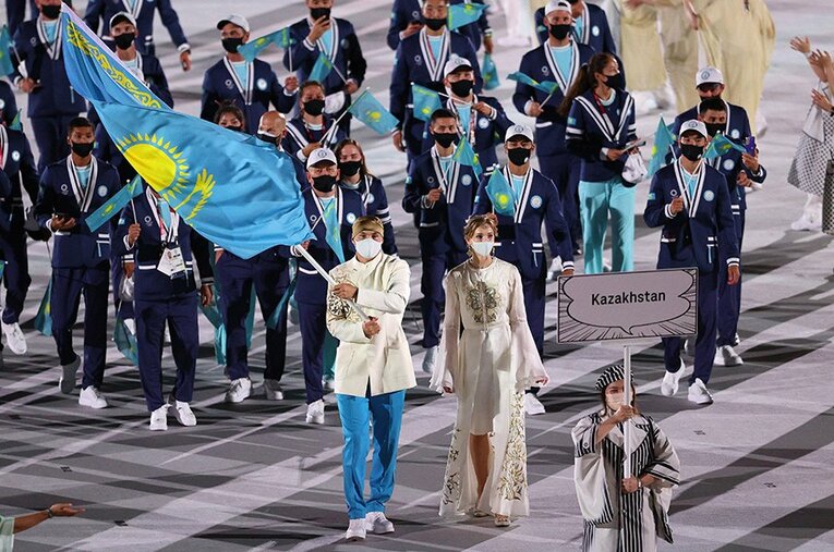 入場ではカザフスタンの“お姫様”も話題に　©Getty Images