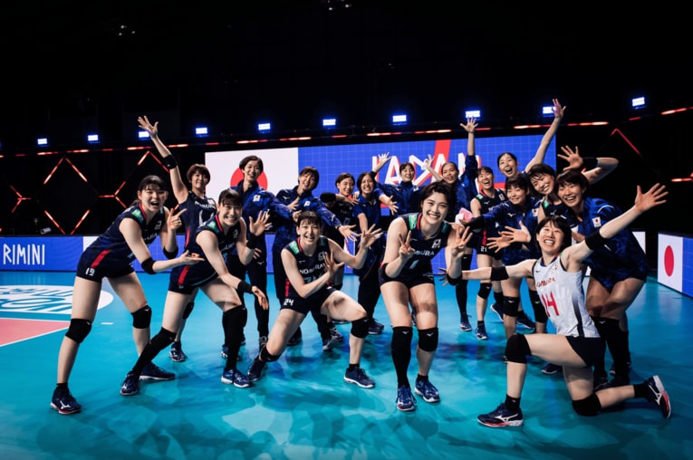 VNLベルギー戦　©︎FIVB