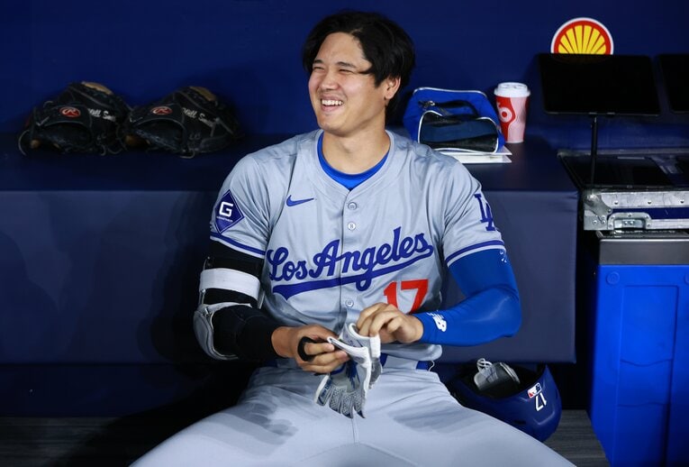 「ドジャースに完全に馴染んだ…」笑顔の大谷翔平　©Getty Images