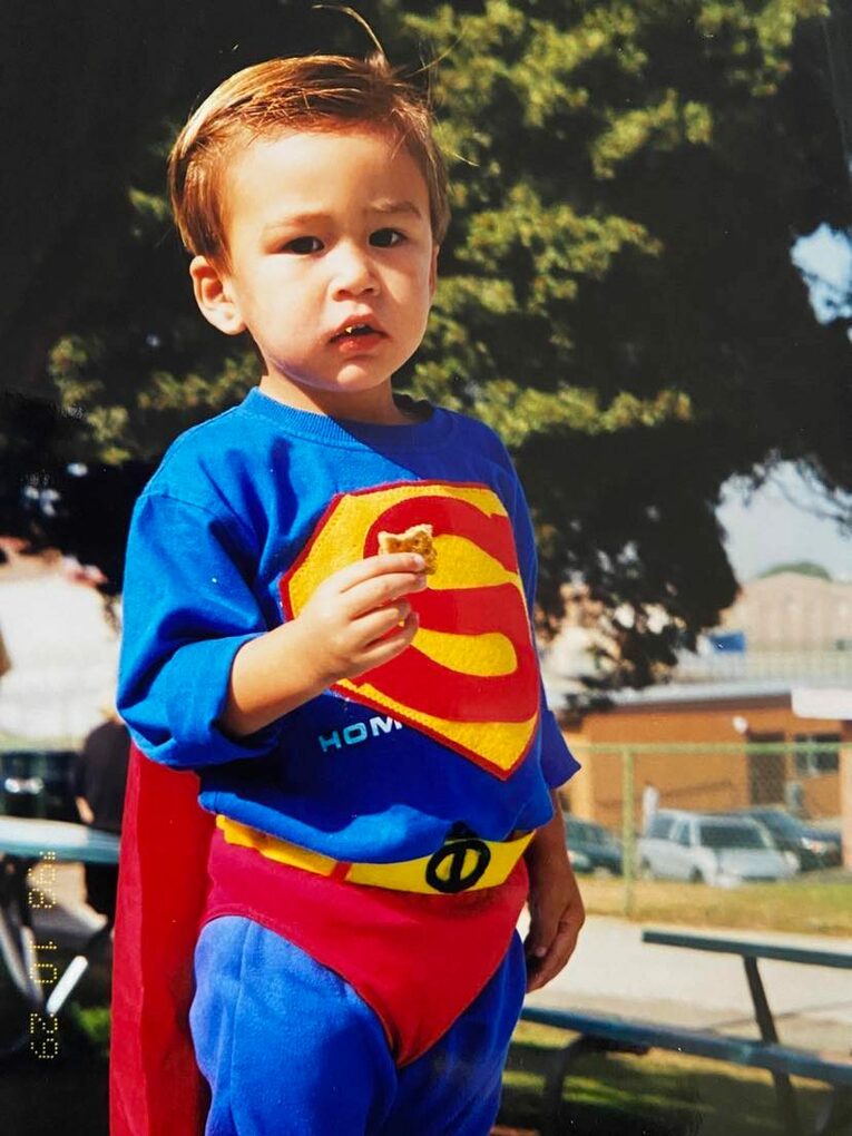 ヌートバーの幼少期　写真=母クミさん提供