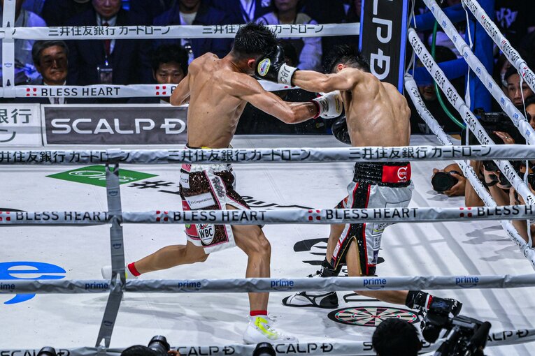 中谷潤人vs.西田凌佑（WBC・IBF世界バンタム級王座統一戦） ©Takuya Sugiyama