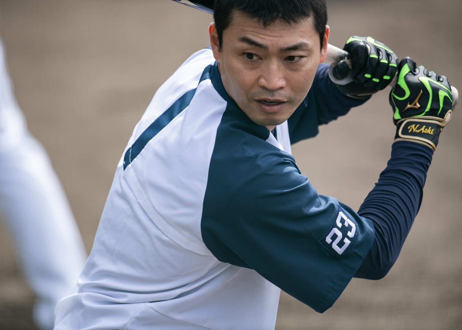 2022年ヤクルトキャンプでの青木宣親　©︎Nanae Suzuki