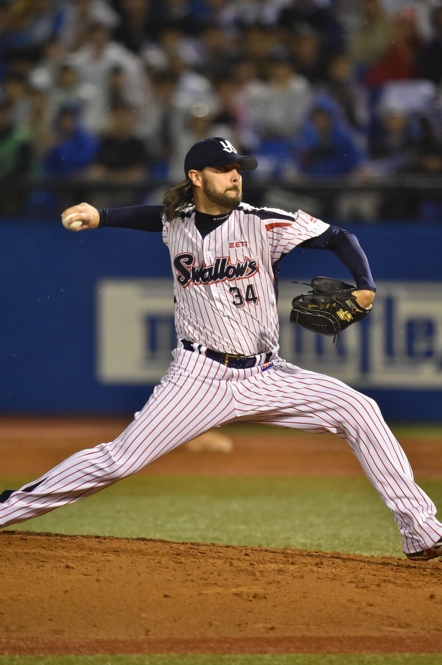 この年41セーブでセーブ王を獲得したバーネット　©Hideki Sugiyama