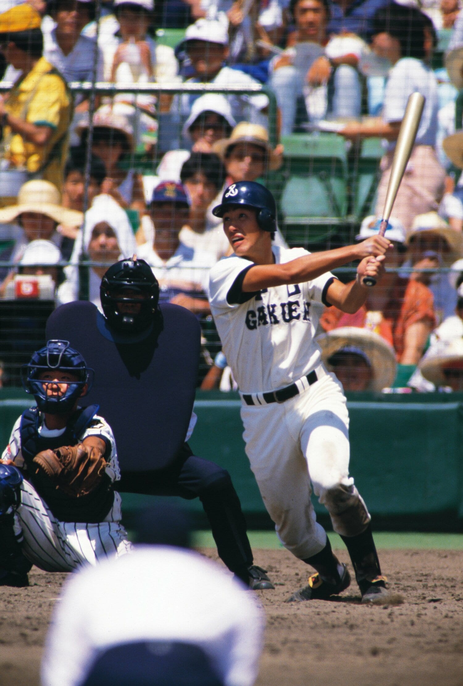 甲子園で歴代1位の通算13本塁打を放ったPL学園・清原和博 ©︎Katsuro Okazawa/ALFO