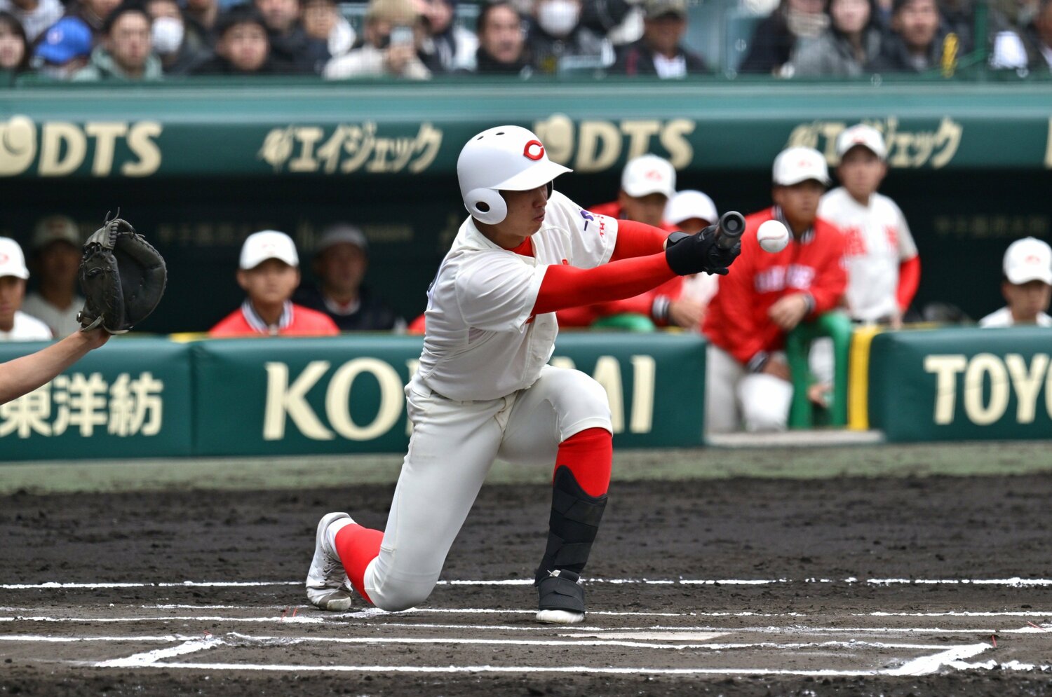 2025年センバツ決勝での智弁和歌山　©Hideki Sugiyama