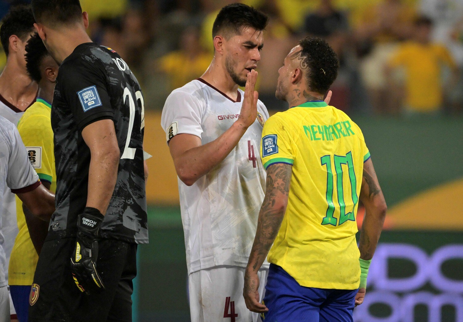 ベネズエラ戦ではフラストレーションを感じさせる場面も　©AFP/AFLO