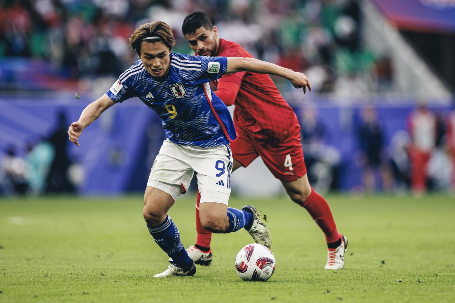 今大会ゴールに絡み続けた上田　©Kiichi Matsumoto