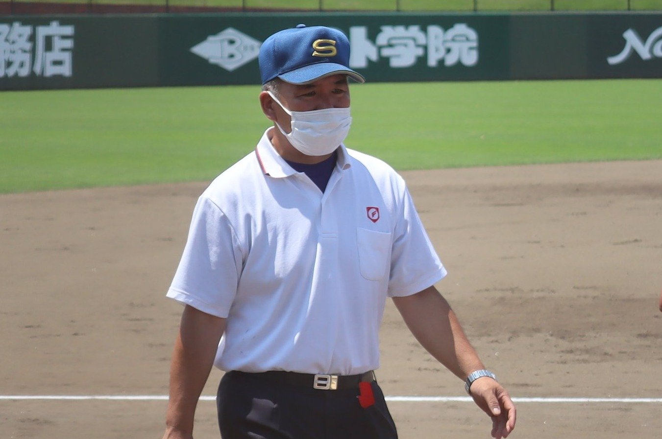 聖光学院のBチーム監督も務める横山部長　©Genki Taguchi