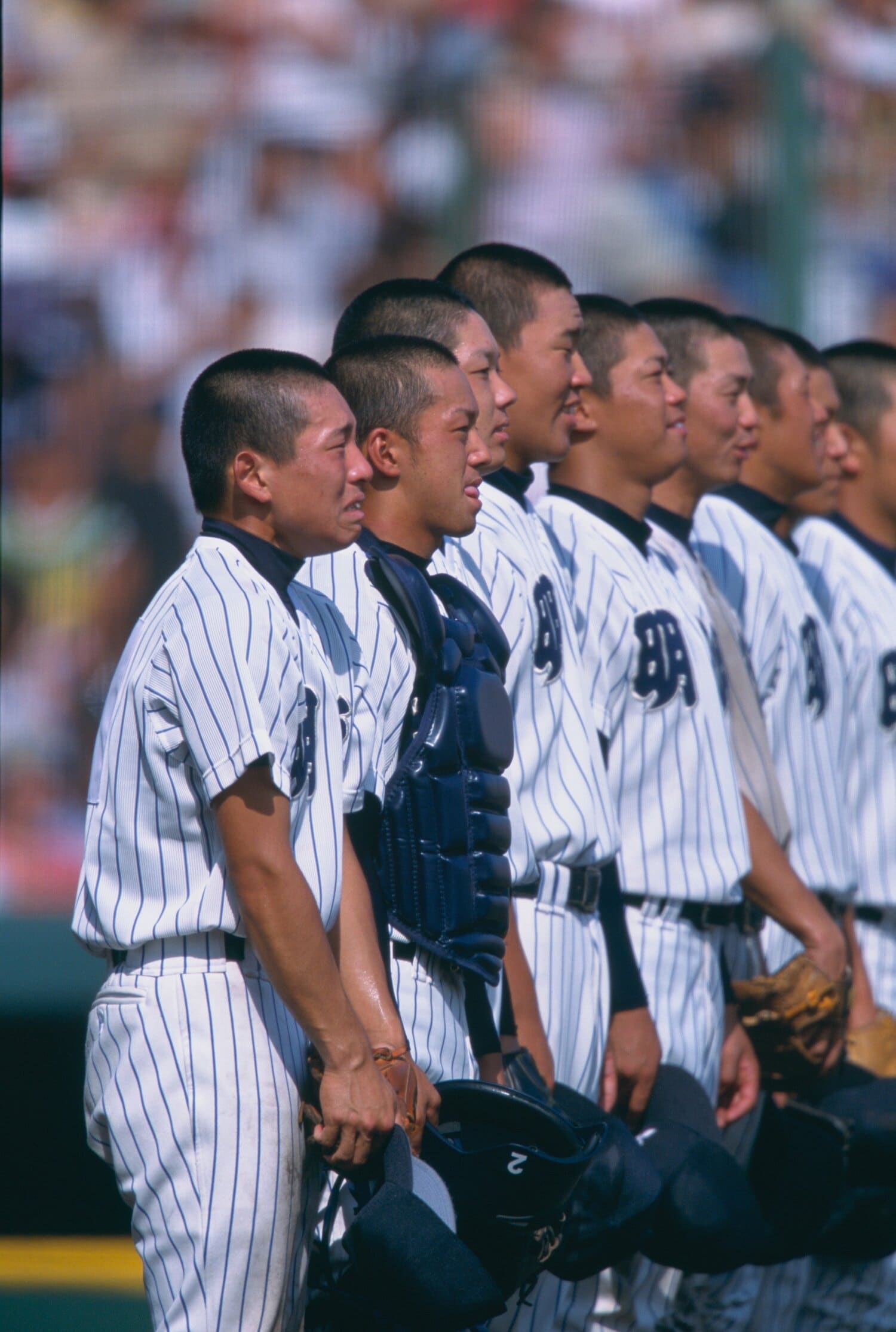 2002年夏の甲子園、森岡良介、田辺佑介らを擁して初優勝を果たした明徳義塾 ©Hideki Sugiyama