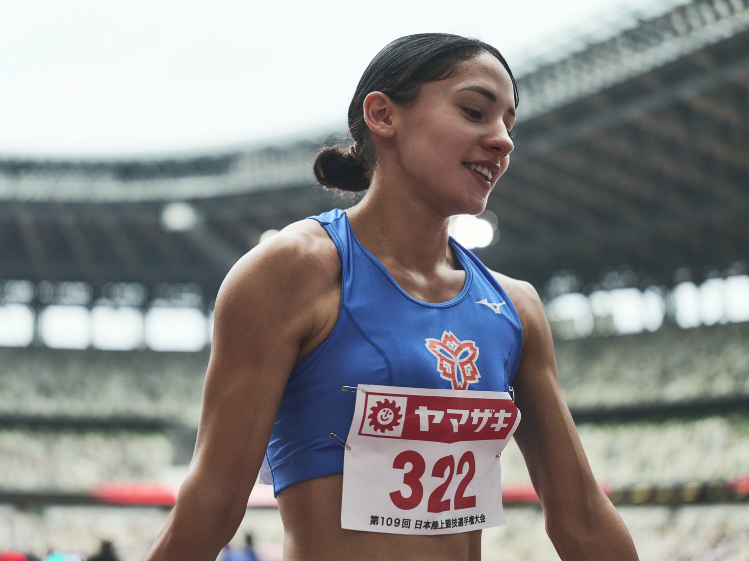 優勝候補の筆頭として挑んだ初の日本選手権で3位となったフロレス　©Yuki Suenaga