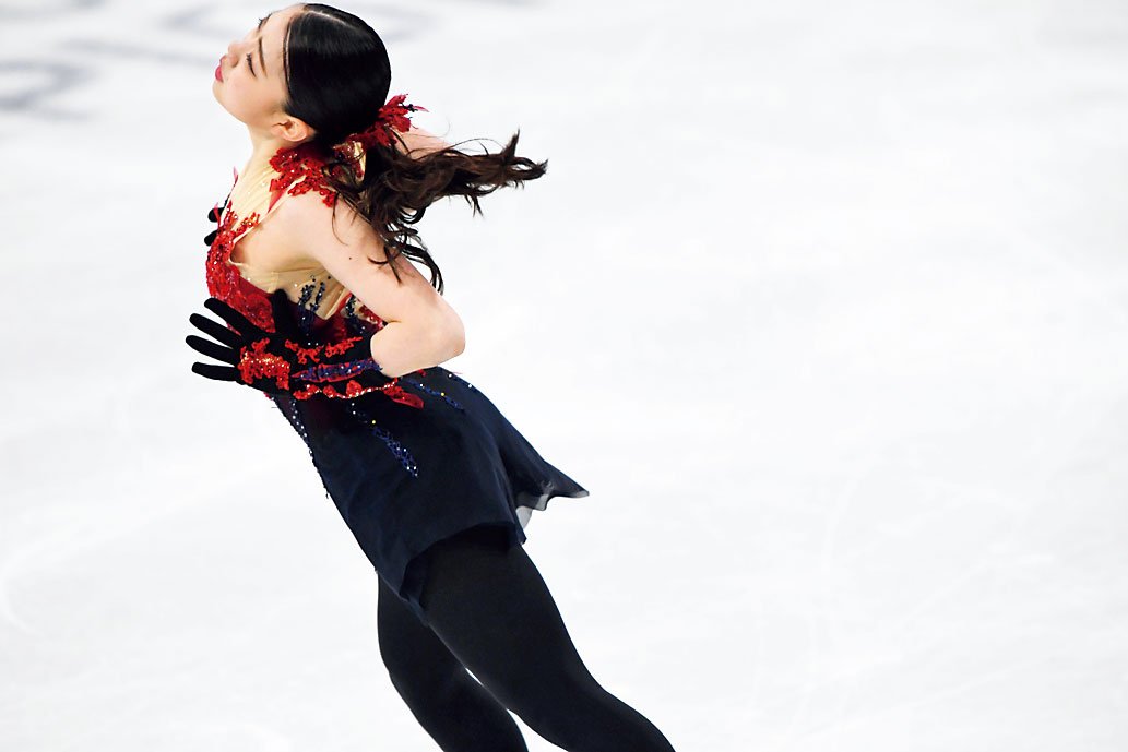 SP『The Fire Within』で初めて紀平とタッグを組んだ　2021.3.24　World Championships　©Asami Enomoto