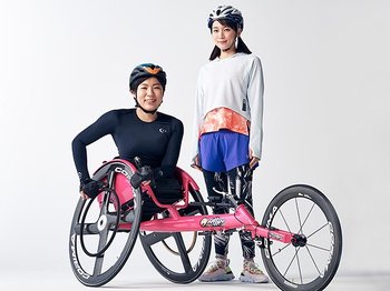 いい顔に迫る資生堂クロストーク「ONE ON ONE」村岡桃佳(パラ陸上短距離/パラアルペンスキー選手) × 吉岡里帆(女優)<Number Web> photograph by SHISEIDO