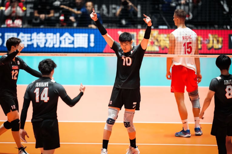 高橋健太郎（パリ五輪予選トルコ戦）©︎FIVB