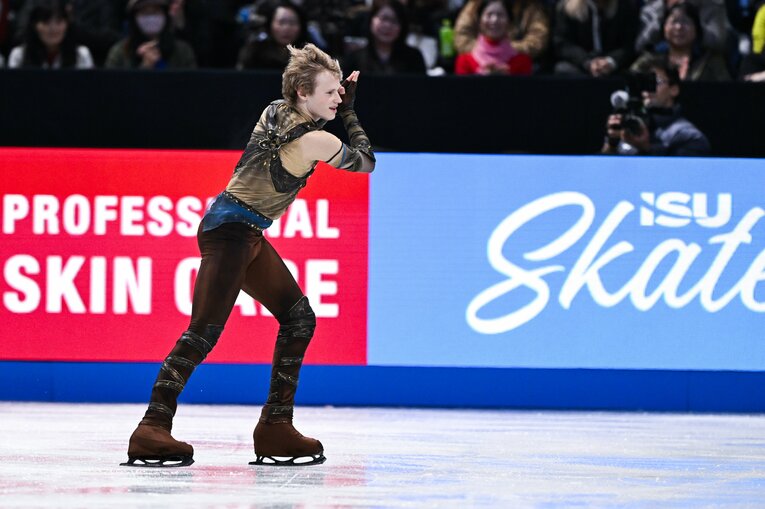 GPファイナルで圧巻の優勝を果たしたイリア・マリニン　©Asami Enomoto