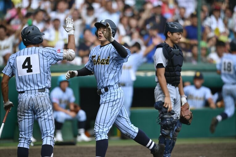 2015年夏の甲子園決勝。東海大相模vs仙台育英　©BUNGEISHUNJU