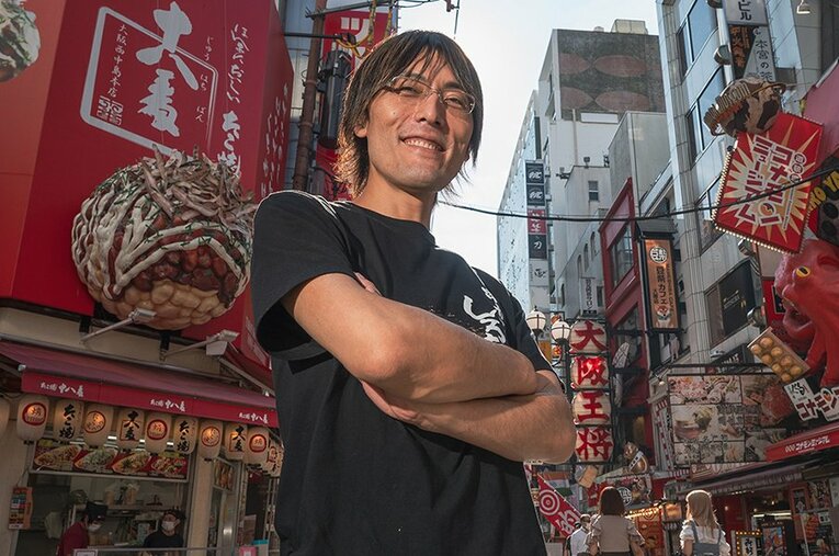 現在は引退して、バラエティを中心に活動するジャイアント白田。現役時代の“ガチっぷり”がすごかった ／ photograph by Shiro Miyake