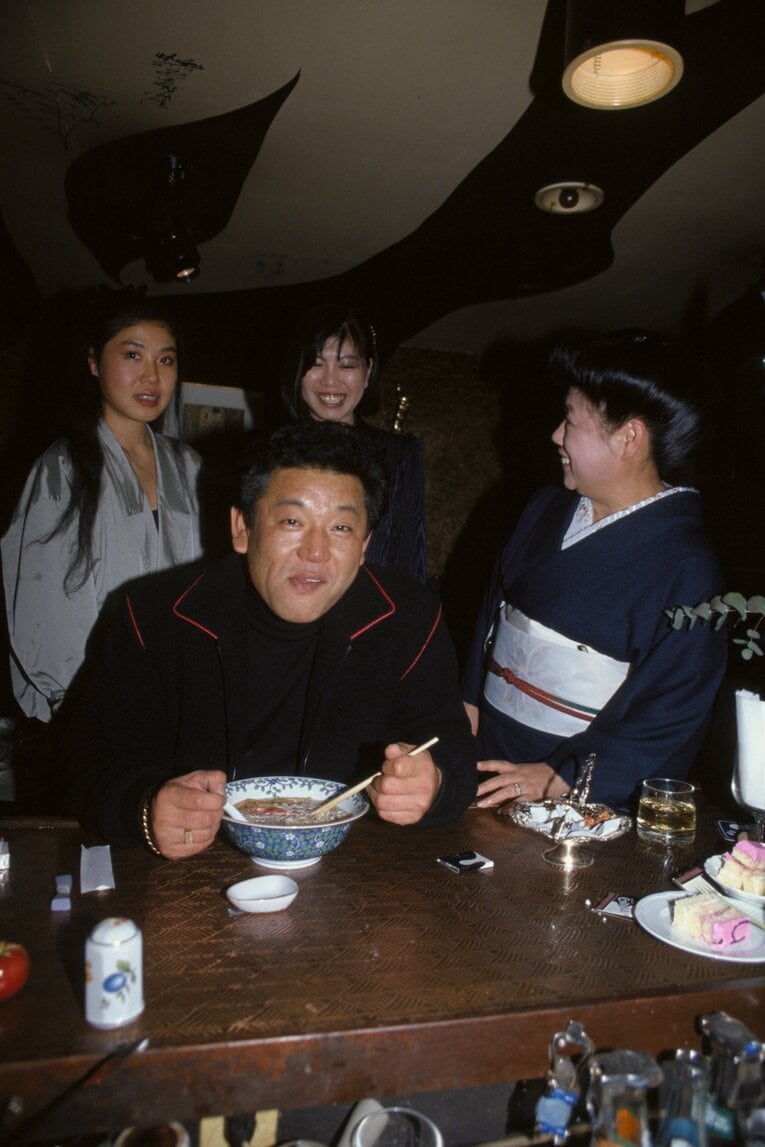 1985年「たった一人の引退式」（Number主催）で撮影 ©Number