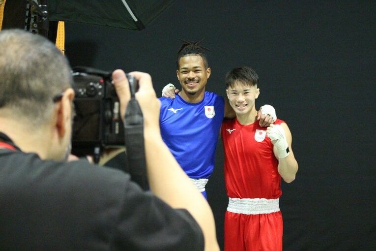 パリ五輪に出場する岡澤セオンと原田周大　©Number Web