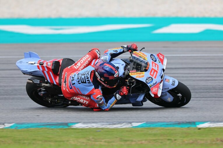 23年型ドゥカティで周回を重ねるマルク・マルケス　©Satoshi Endo