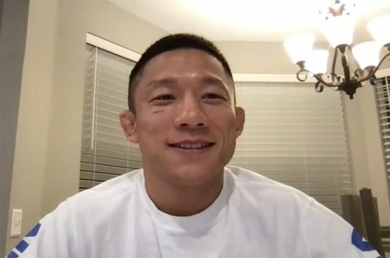 衝撃のKO負けを振り返った堀口恭司。しっかりと受け入れつつ、再び次のステージに視線を向けていた ／ photograph by NumberWeb