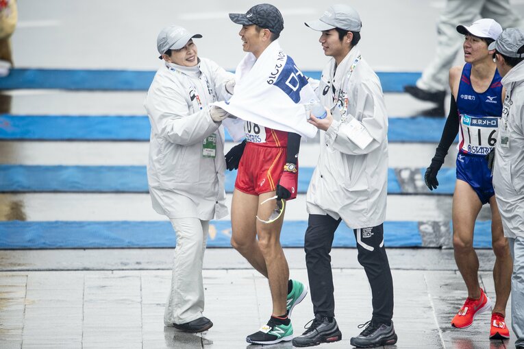 東京マラソンで好結果を出した今井正人 ／ photograph by Yuki Suenaga