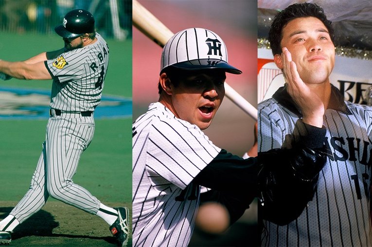 バース・掛布・岡田…阪神ファンなら誰もが知っているバックスクリーン3連発。では彼らの経歴とその年の記録は？ ／ photograph by BUNGEISHUNJU