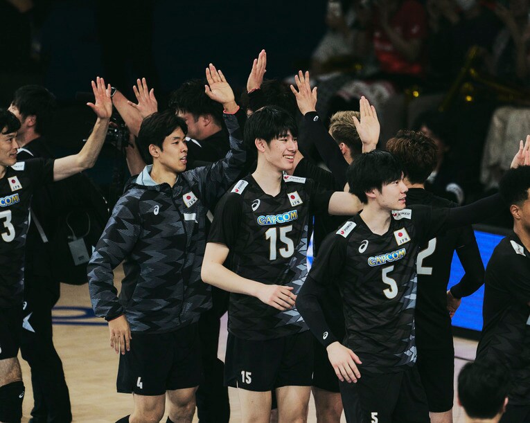 VNLスロベニア戦　©︎Yuki Suenaga