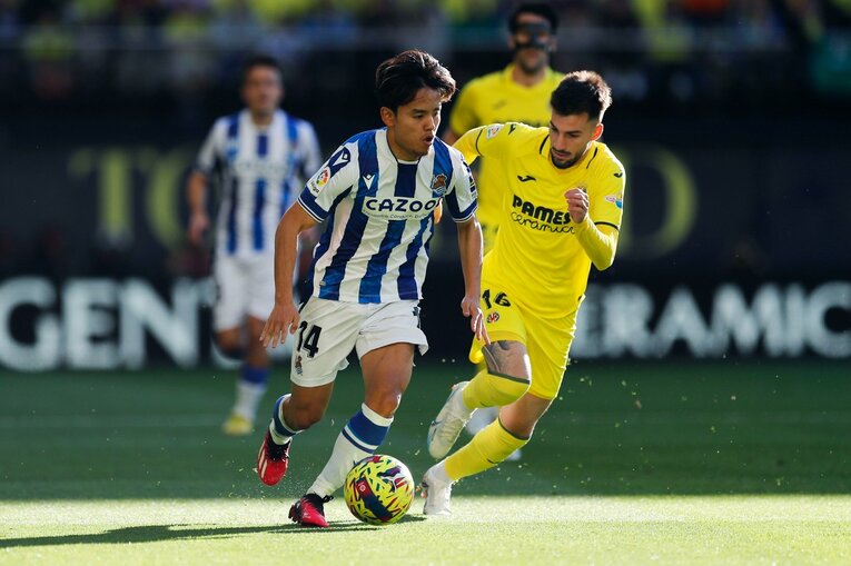 「久保建英とシルバが絡めば何かが起こる」でも2人の代わりは…不調ソシエダで奮闘“タケのクロスバー直撃弾、古巣選手との旧交”を撮った(14)