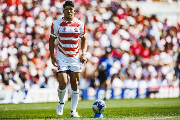 W杯チリ戦でキック6本すべて決めた松田力也　©Kiichi Matsumoto