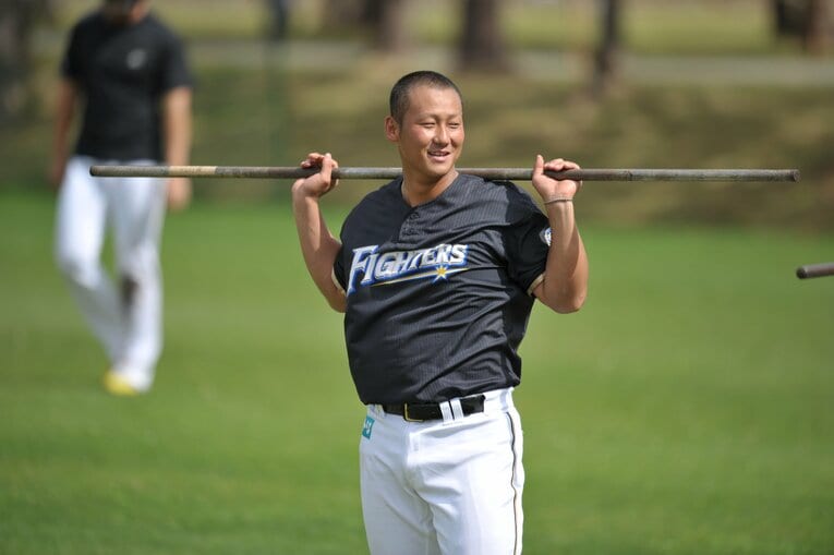 日本ハム時代の中田翔／2013年　©︎Hideki Sugiyama