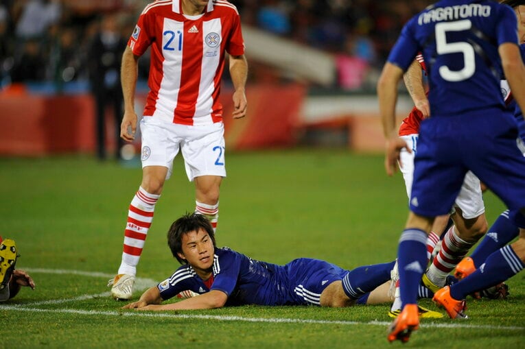 2010年南アフリカW杯　©︎Takuya Sugiyama/JMPA